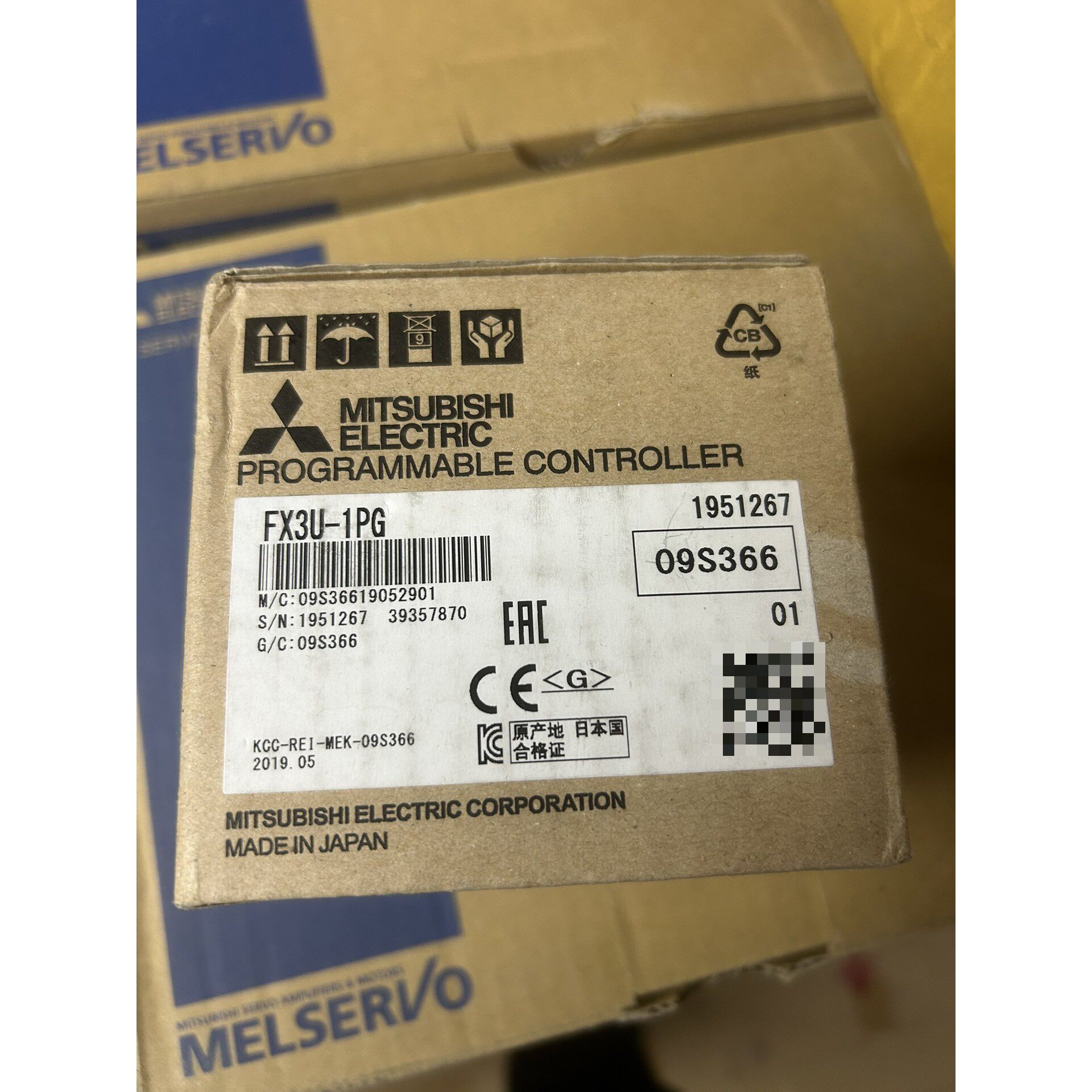 FX3U-1PG,全新原装,实物图片,日本制造,带原装包议价产品