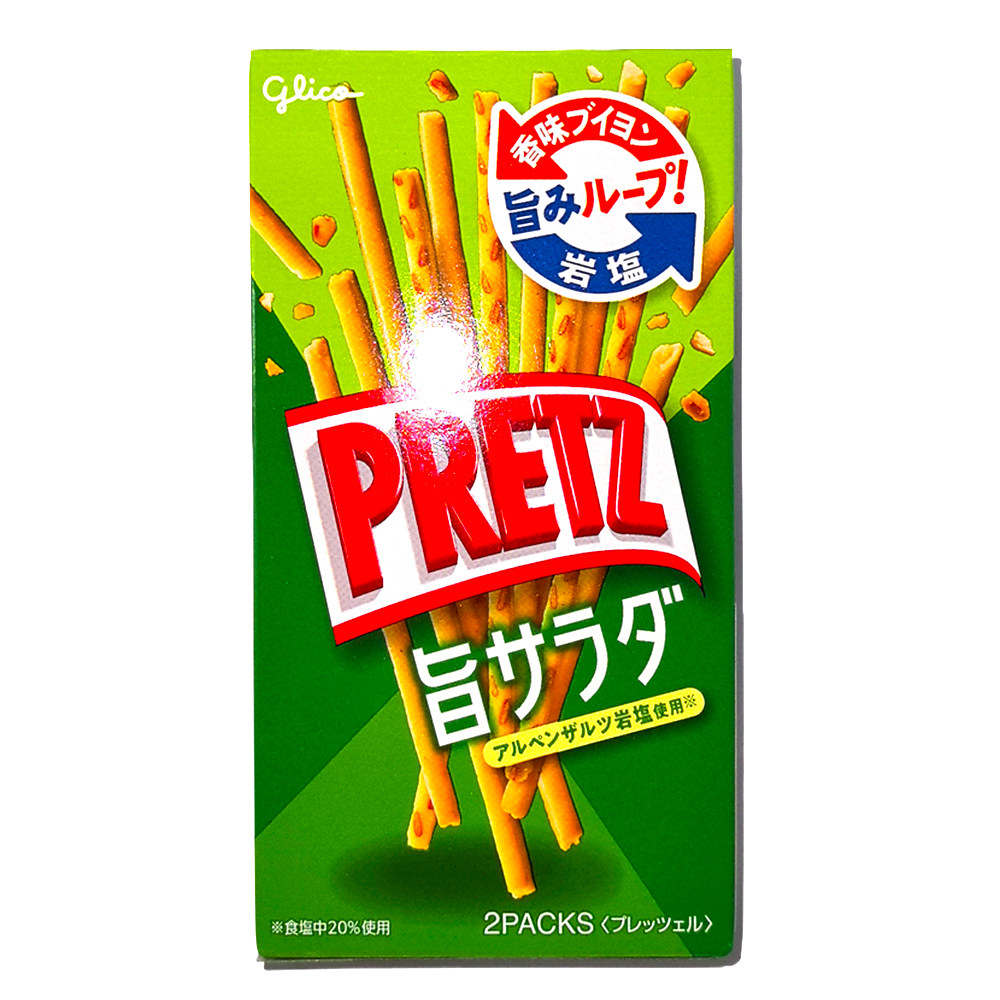 格力高百力滋色拉味饼干棒低卡