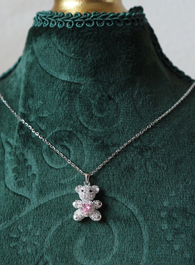 轻奢高品质气质日常百搭通勤甜美925通体银精致项链带证书