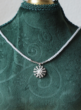 高品质日常气质施华珍珠甜美项链(颜色以托盘里照片为主）