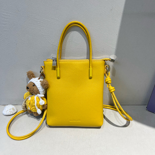 玛莎爱贝儿糖果色手提小托特包挂饰手机包女包2026春夏新款 斜挎包