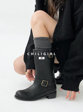 CHILIGIRL韩国东大门中筒靴