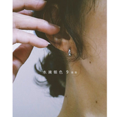 2021新款 韩国复古圆圈素圈耳环纯银耳钉女简约高级感耳圈耳扣耳饰