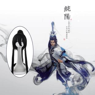 剑网三纯阳门派cos假发玫瑰网二次元动漫展毛娘精修造型