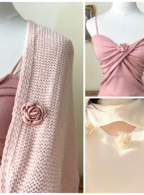 晚时光9.30 复古玫瑰胸针合集 山茶花胸针