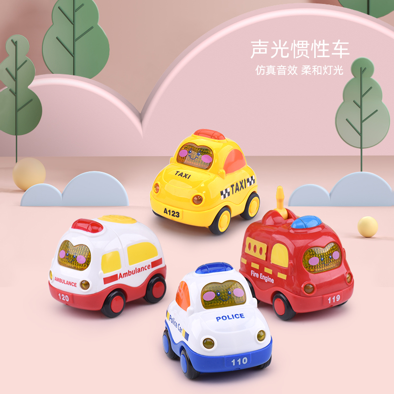 模型婴儿飞机玩具回力工程车