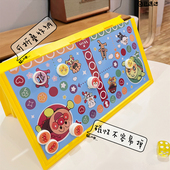 面包超人折叠磁性飞行棋儿童学生益智游戏棋桌游棋牌类玩具收纳盒