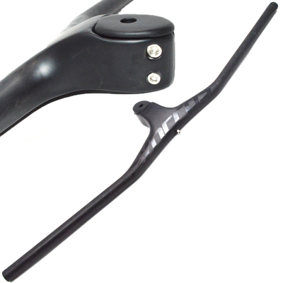 碳纤维山地自行车一体直把负17度