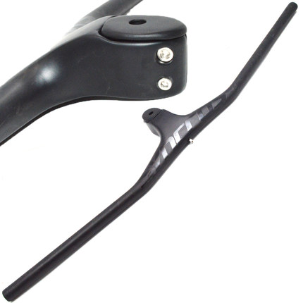 SYNCROS碳纤维山地自行车一体直把负17度把立配盖子大理石碳纹把