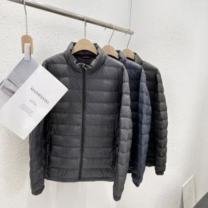 11.12 冬季新款 JA-8802绗线白鸭绒立领男士轻便羽绒服外套