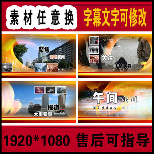 Edius医院学校企业新闻报道栏目包装宣传片专题片片头开场模板