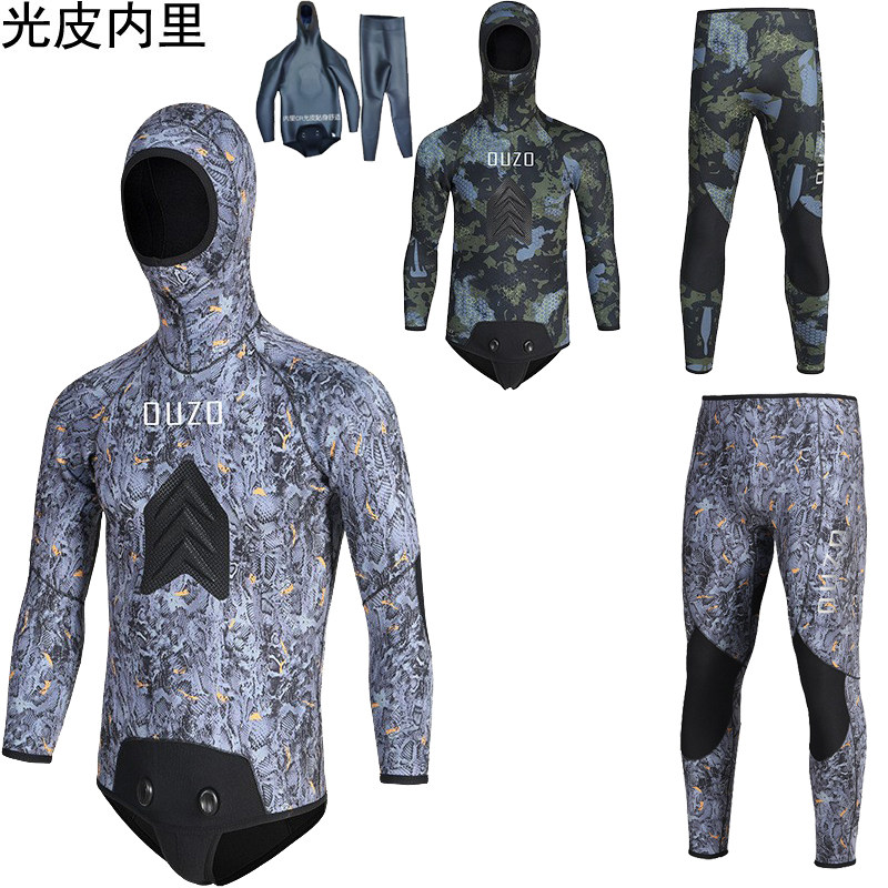 光皮内里潜水服MYLEDI冬泳保暖男