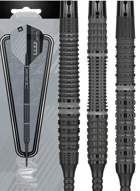TARGET探极飞镖ECHO90%黑色喷砂PVD90钨钢专业软式1819/20克darts
