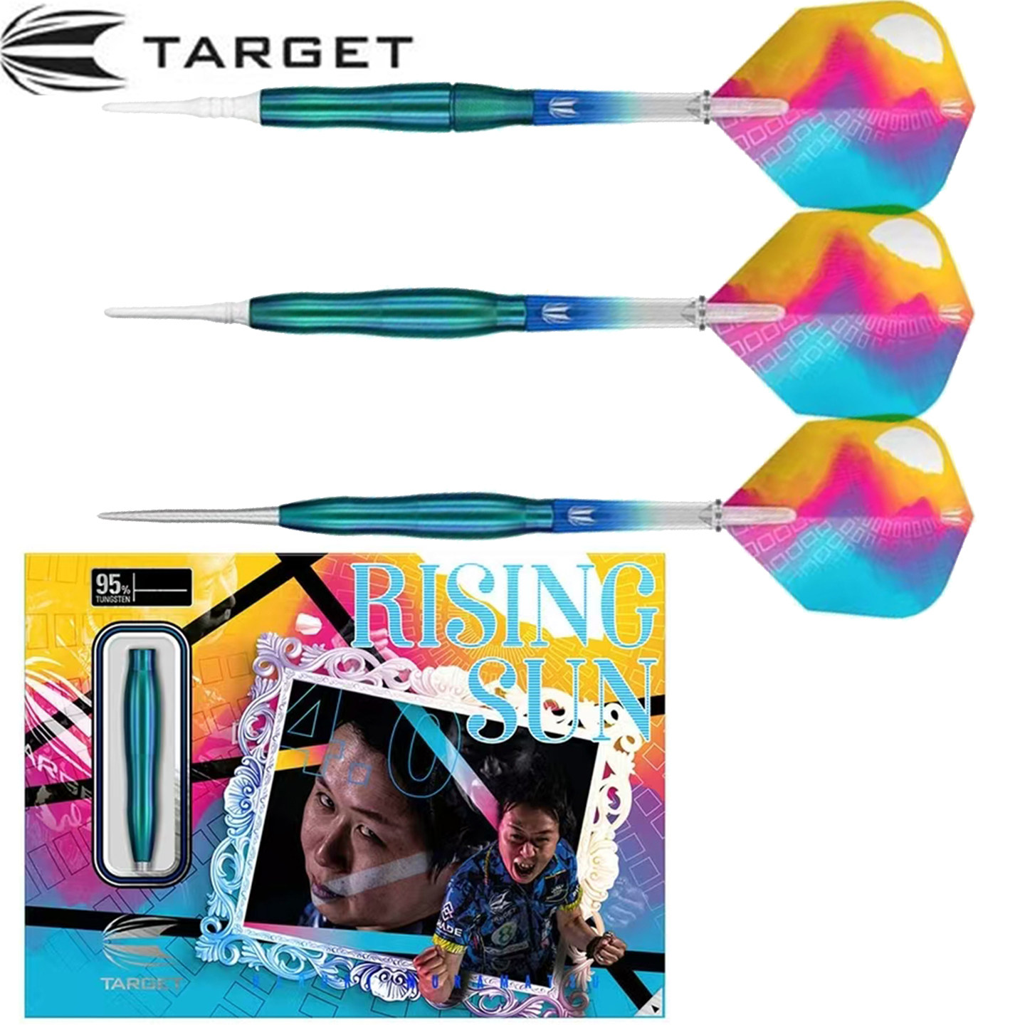 TARGET 探极 HARUKI 4.0 村松治树4.0代 95% DLC蓝色专业钨钢飞镖