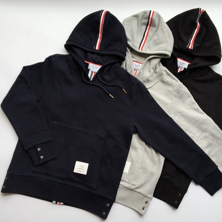 春秋季tb卫衣男士套头连帽衫韩版纯棉休闲运动服情侣装女外套潮牌