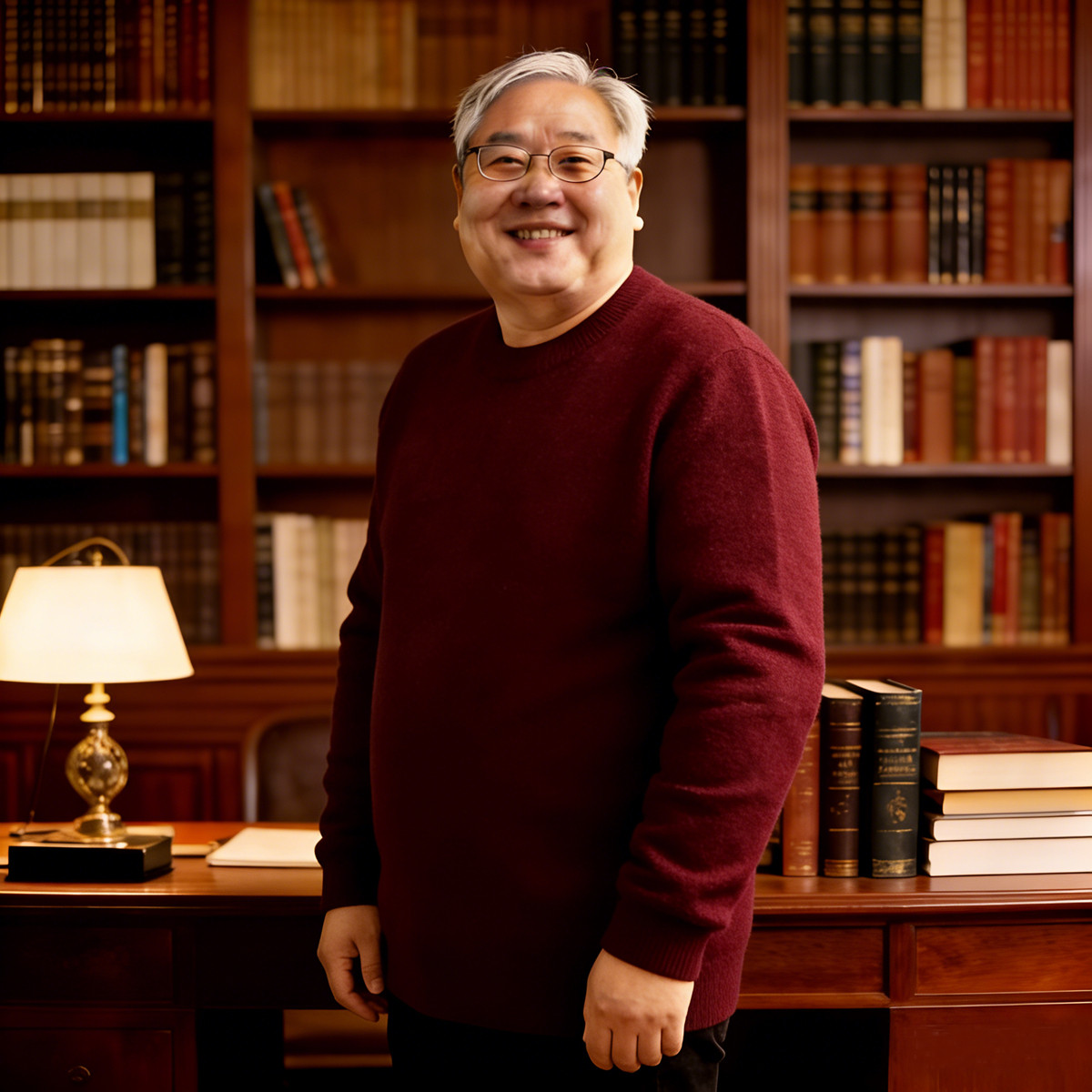 送礼有面子中老年爸爸加肥加大码男士毛衣胖子宽松羊毛针织衫加厚