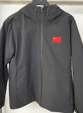 安踏羽绒夹克两件套刺绣国旗款可拆卸内胆羽绒服152547630