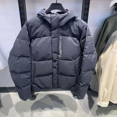 安踏2024冬男速暖连帽羽绒外套