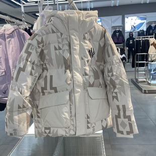 安踏儿童2025冬季新品男童欧文篮球宽松保暖连帽羽绒服352541908