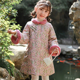 连衣裙中长款 叙罗儿童旗袍2025冬款 棉服女童拜年服洋女孩新中式