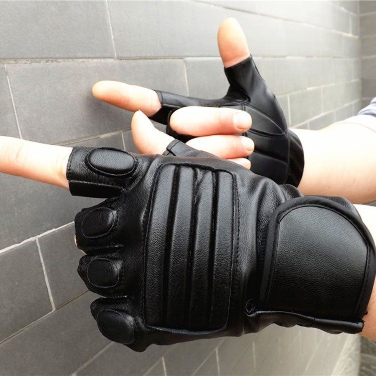 秋冬男士水洗皮触屏暖半指手套防寒骑行开车防滑健身户外运动手套,服饰配件/皮带/帽子/围巾,手套,淘宝优惠券,粉丝福利购,淘宝优惠卷