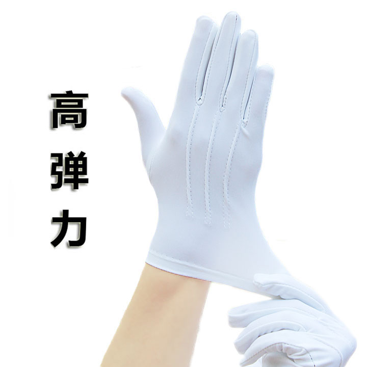 男士高弹力礼仪司机白手套