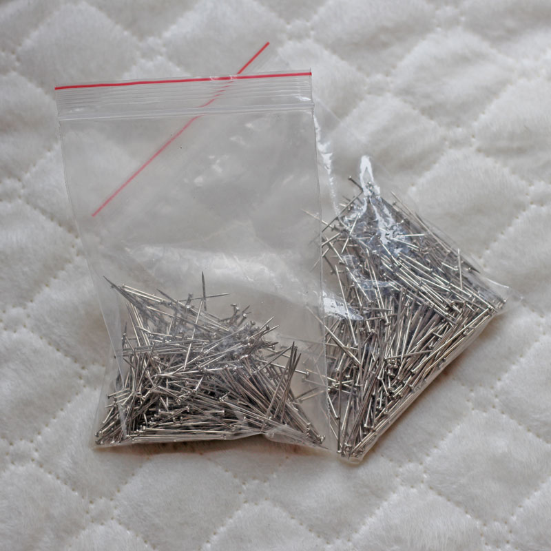 散装镀镍大头针服装固定珠针立体裁剪人台定位用白色彩色珠针插针