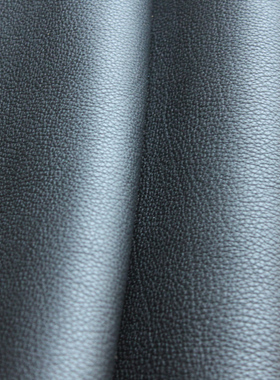 H家Negonda皮料小牛皮DIY手工皮具花园包用皮荔枝纹整张真皮黑色