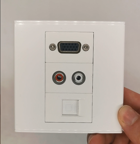 免焊接音频vga电脑组合式面板多媒体hdmi模块网络电话弱电面板