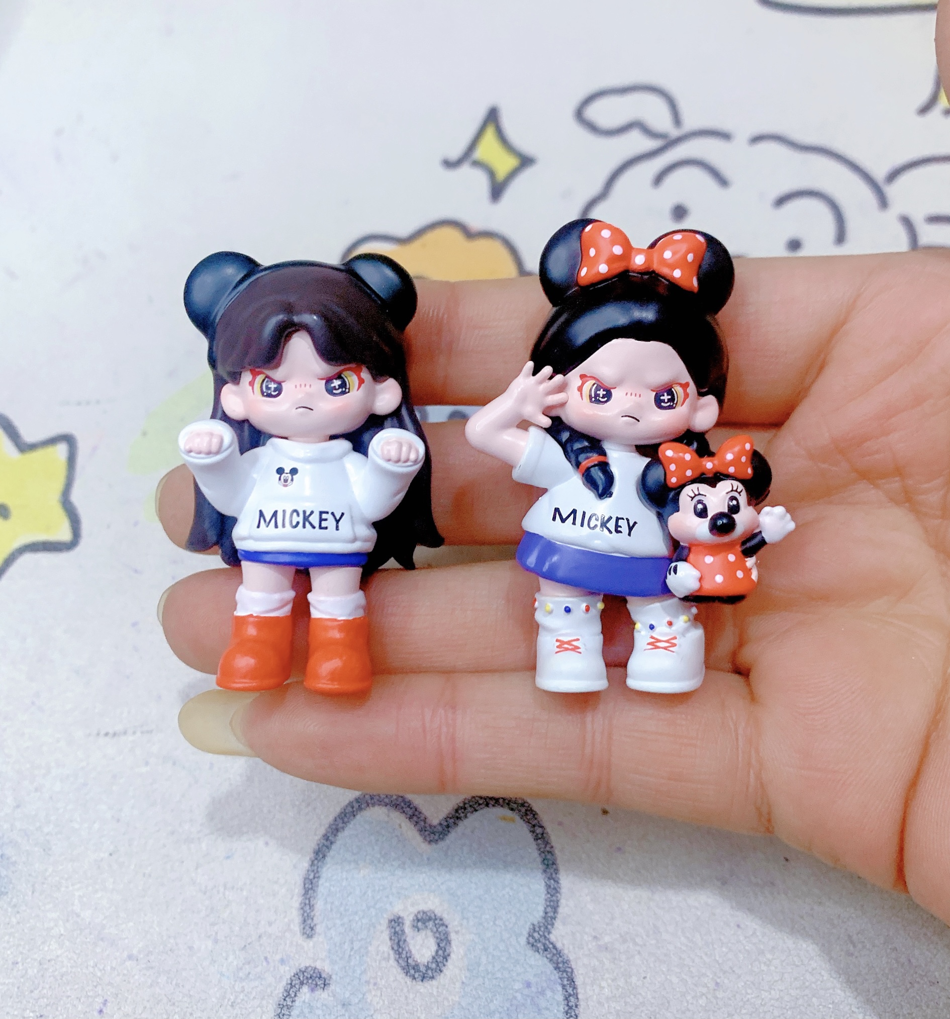 散货二创PU玩总米奇米妮Dora大表姐公仔配件