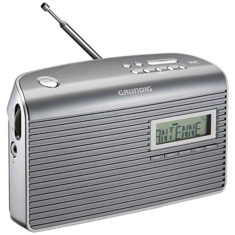 德国GRUNDIG/根德M61时尚便携长辈家用收音机老人数字时钟时间