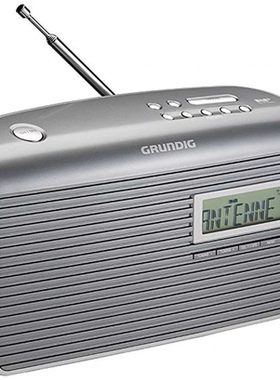 德国GRUNDIG/根德M61时尚便携长辈家用收音机老人数字时钟时间