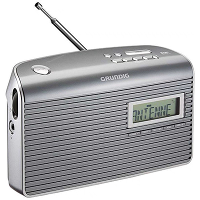 德国GRUNDIG/根德M61时尚便携长辈家用收音机老人数字时钟时间