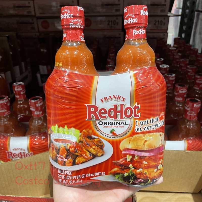 上海costco美国redhot披萨意面酱拌饭酱 739ml水牛城辣鸡翅酱