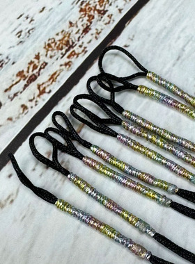 手工编织拉环线圈绕线绳头半成品扣头绳子吊坠扣手工配件