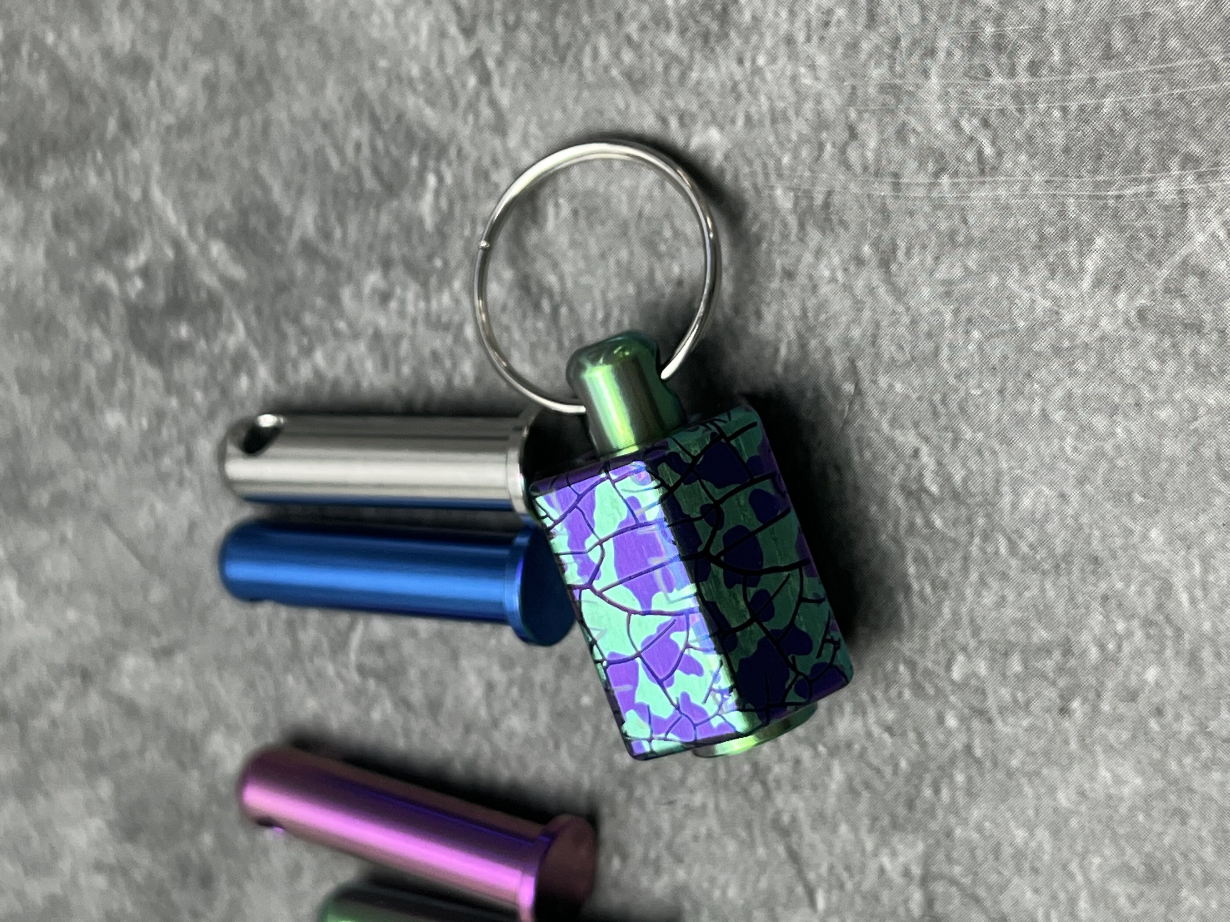 DIY中性钛合金彩色连接杆绿色