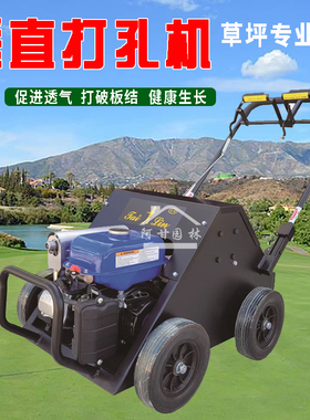 MG打孔机PL410/4垂直草坪打洞机空心足球场透气施肥草坪机打孔机