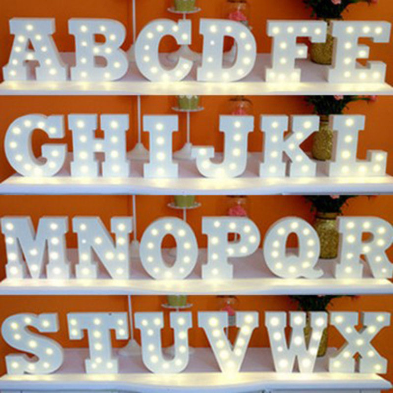 16cm白色木质LED英文字母装饰灯LOVE婚礼派对橱窗展示灯生日礼物|ruв категории фестиваль товаров/подарок, лампа, оригинальность/дизайн лампа - от Buy2taobao.com для оказания профессиональной услуги покупки агента Taobao