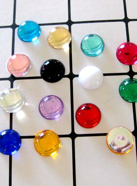 DIY饰品配件 14mm特闪亚克力钻光面半圆平底钻 宝石贴片