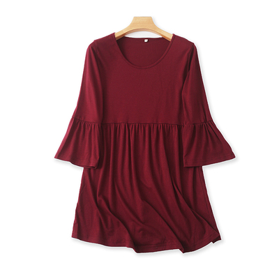 百搭款A字裙中长款显瘦