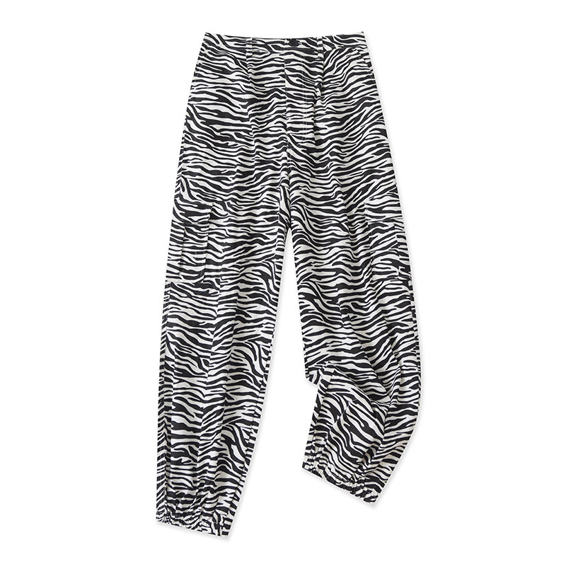 半松紧腰休闲裤 夏季新款宽松哈伦裤 时尚收脚口运动女裤子 08301,女装/女士精品,休闲裤,淘宝优惠券,粉丝福利购,淘宝优惠卷