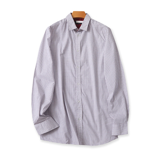 男式 宽松休闲衬衣 新款 印花上衣T 春秋季 衬衫 长袖 翻领打底衫