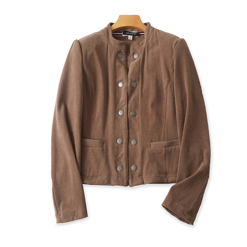 爱丽爱熙百搭绒衫外套披肩上衣