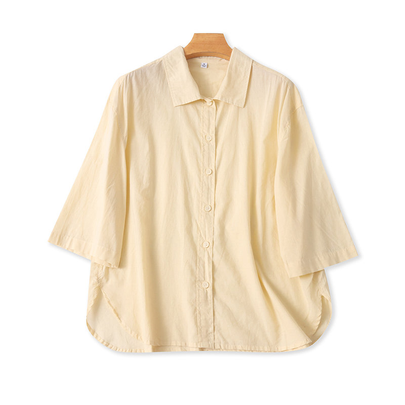 爱丽爱熙宽松纽扣开衫衬衣衬衫
