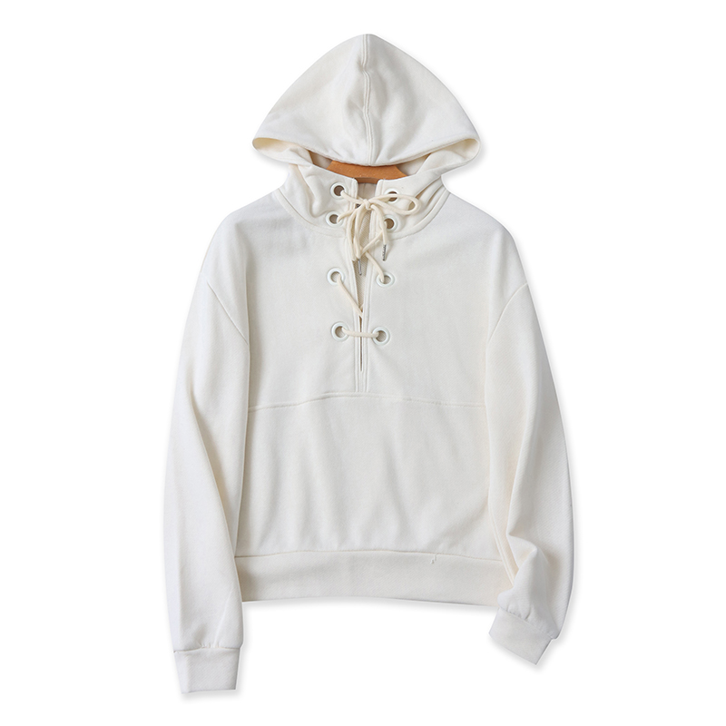 爱丽爱熙毛圈棉连帽卫衣上衣