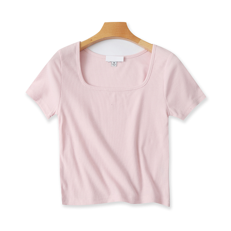 短袖百搭薄款针织针织T恤