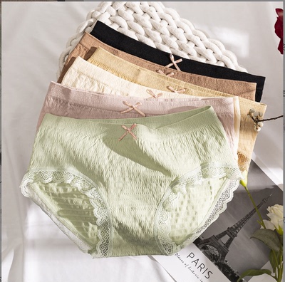 爱丽爱熙石墨烯内裤大码蕾丝