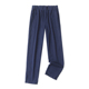 木耳边竖条纹休闲裤 子24092 百搭外贸女松紧腰长裤 春秋新款 直筒裤
