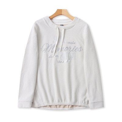 外贸圆领亮片卫衣春秋季新款时尚