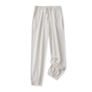 女运动裤 外贸松紧腰时尚 系带收脚口显瘦休闲裤 夏新款 子16234 卫裤